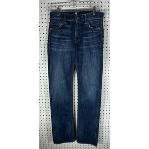 7 For All Mankind Dark Blue Boot Cut Jeans "Slimmy" EUC